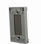 RACO INCORPORATED 1-Gang Weatherproof Flip Cover, Gray ELECTRICAL RACO INCORPORATED