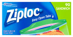 ZIPLOC ZIPLOC�� EASY GUIDE SANDWICH BAG 105 CT HOUSEWARES ZIPLOC