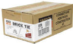 SIMPSON STRONG-TIE Simpson Strong-Tie BT BTB Brick Tie, 6-9/16 in L, 7/8 in W, Steel, Galvanized HARDWARE & FARM SUPPLIES SIMPSON STRONG-TIE