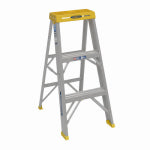 WERNER LADDER COMPANY Werner 3 Ft. Aluminum Step Ladder with 250 Lb. Load Capacity Type I Ladder Rating