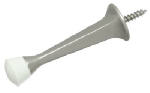 ASSA ABLOY AMERICAS RESIDENTIALI NC Doorstop, Wall-Mount, Rigid, Square, Satin Nickel, 3 In. HARDWARE & FARM SUPPLIES ASSA ABLOY AMERICAS RESIDENTIALI NC