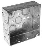 RACO INCORPORATED Deep Electrical Wall/ Ceiling Junction Box, Welded Corners, 1-1/2 x 4 In. Square ELECTRICAL RACO INCORPORATED
