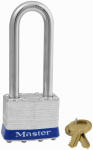 MASTER LOCK COMPANY 1-3/4 In. Keyed Laminated Padlock, 2.5-In. Long Shackle