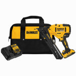 DEWALT DEWALT DCN650D1 Nailer Kit, Battery Included, 20 V, 2 Ah, 110 Magazine, 34 deg Collation, 15 ga Nail, Nail Fastener TOOLS DEWALT