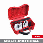 MILWAUKEE ELECTRIC TOOL CORP 9-Pc. Hole Dozer Hole Saw Kit, Carbide Teeth