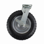 SHEPHERD HDWE. PROD., LLC. 12" Swivel Plate Caster Flat Free with Side Brake
