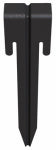 PANACEA PRODUCTS Edging Stakes, Black Steel, 10.5-In., 3-Pk.