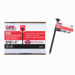 GRK FASTENERS GRK Fasteners RSS Series 95411 Structural Screw, 4 in L, Coarse Thread, Washer Head, Torx Drive, Steel, Zinc-Plated, 1 HARDWARE & FARM SUPPLIES GRK FASTENERS