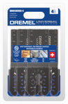 DREMEL MFG CO Dual Interface Wood Flush Cut Blades, 4-Pk.