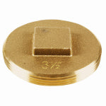 OATEY Oatey 42373 Cleanout Pipe Plug, 3-1/2 in, MNPT, Raised Head, Brass PLUMBING, HEATING & VENTILATION OATEY