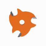 CMT USA 3-Wing Slot Cutter, 15/64 In. Cutting Length, 5/16 In. Bore