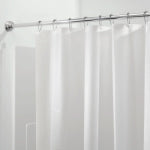 MODA AT HOME ENTERPRISES LTD Crown Eva Shower Curtain Liner, White, 70 x 72 In. HOUSEWARES MODA AT HOME ENTERPRISES LTD