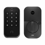 MASTERLOCK YALE Assure Lock 2 Keypad Deadbolt in Black Suede, Wi-Fi Connected Smart Entry Door Lock with Back-up Key for Remote Access and Code Entry