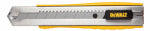 DEWALT DEWALT DWHT10045 Utility Knife, 5-1/4 in L Blade, 25 mm W Blade, Metal Blade, Ribbed Handle, Black/Yellow Handle TOOLS DEWALT