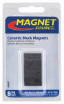 MASTER MAGNETICS Ceramic Block Magnets, 8-Pc.