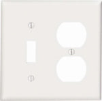 LEVITON MFG CO WHT COMBO WALL PLATE ELECTRICAL LEVITON MFG CO