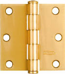 ASSA ABLOY AMERICAS RESIDENTIALI NC 2-Pk., 3 x 3 In. Dull Brass Residential Door Hinges HARDWARE & FARM SUPPLIES ASSA ABLOY AMERICAS RESIDENTIALI NC