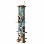 WOODLINK Radiant Songbird Bird Feeder, Brushed Copper, 1.5 Lb. Capacity