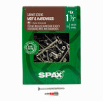 SPAX #6 x 1-1/2" Interior Trim Head Wood Screws Cabinet MDF Hardwood Torx T-Star Plus (300 EA) 1 LB HARDWARE & FARM SUPPLIES SPAX