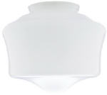 WESTINGHOUSE LIGHTING CORP Schoolhouse Globe, White, 7.5-In.