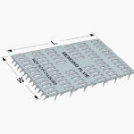 SIMPSON STRONG-TIE Simpson Strong-Tie MP Series MP36 Mending Plate, 6 in L, 3 in W, 20 ga, Steel, Galvanized HARDWARE & FARM SUPPLIES SIMPSON STRONG-TIE