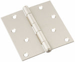 ASSA ABLOY AMERICAS RESIDENTIALI NC Door Hinge, Interior, Square-Edge, Satin Nickel, 4 In.