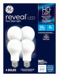 GE GE Industrial Solutions 46654 LED Bulb, General Purpose, 610 Lumens, 8 W, A19 Lamp, E26 Lamp Base, Dimmable, Frosted ELECTRICAL GE