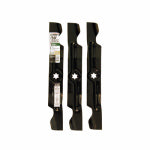 ARNOLD MTD Rider High-Lift Blade Set, 6-Pt. Star, 50 In., 3-Ct.