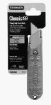STANLEY STANLEY Classic 199 10-209 Utility Knife, 3 in W Blade, HCS Blade, Straight Handle, Gray Handle TOOLS STANLEY