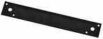 ASSA ABLOY AMERICAS RESIDENTIALI NC Strap Brace Mending Plate, Black Steel, 10 In.