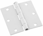 ASSA ABLOY AMERICAS RESIDENTIALI NC Door Hinge, Interior, Square-Edge, White, 3-1/2 In., 3-Pk.
