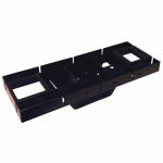 SOLAR GROUP Patriot Mailbox Mounting Board, Black Plastic
