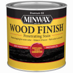 MINWAX Minwax 227644444 Wood Stain, True Black, Liquid, 0.5 pt, Can PAINT MINWAX