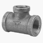 ASC ENGINEERED SOLUTIONS Black Pipe Reducing Tee, 3/4 x 3/4 x 1/2 In.