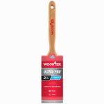 WOOSTER BRUSH Wooster 4175-2-1/2 Paint Brush, 2-1/2 in W, 2-15/16 in L Bristle, Nylon/Polyester Bristle, Flat Sash Handle PAINT WOOSTER BRUSH
