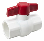 B & K INDUSTRIES B & K 107-635HC Ball Valve, 1 in Connection, Compression, 150 psi Pressure, Manual Actuator, PVC Body PLUMBING, HEATING & VENTILATION B & K INDUSTRIES