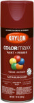 KRYLON Krylon K05560007 Enamel Spray Paint, 12 oz Can, 25 sq-ft Coverage Area, Acrylic Base, Satin, Burgundy PAINT KRYLON