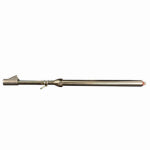 MILTON INDUSTRIES Dual Head Chuck Service Gauge, Brass Straight Foot, 10-160 PSI