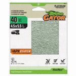 GATOR Gator 5161 Sand Paper, 4-1/2 in W, 5-1/2 in L, 40 Grit TOOLS GATOR