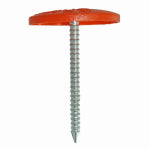 PRIMESOURCE BUILDING PROD. Grip-Rite 1-1/2" GRIP CAP-PLASTIC ROOFING(2OOO EA)