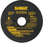 DEWALT DEWALT DW4724 Series Circular Blade, Turbo Blade, 4 in Dia, 7/8 in Arbor, Diamond Cutting Edge TOOLS DEWALT