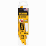 DEWALT DEWALT DWAR660 Series Reciprocating Saw Blade, Applicable Materials: Wood, 1 in W, 6 in L, 10 TPI, 5/PK TOOLS DEWALT
