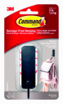 COMMAND Command 17034MB-ES Medium Decorative Hook, 1 in W, Metal/Plastic, Matte, 3 lb HARDWARE & FARM SUPPLIES COMMAND
