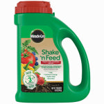 MIRACLE-GRO Miracle-Gro Shake 'n Feed 3002601 Tomato/Fruit and Vegetable Plant Food, 4.5 lb Jug, Solid, 10-5-15 N-P-K Ratio LAWN & GARDEN MIRACLE-GRO