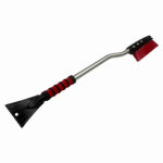 MAX CO LTD Ultra Maxx Snow Brush / Ice Scraper, Aluminum with Foam Grip, 35 In.