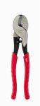 MILWAUKEE Milwaukee 48-22-6104 Cable Cutting Plier, 2/0, 4/0 Cutting Capacity, 9.49 in OAL, Curved Ergonomic Handle TOOLS MILWAUKEE
