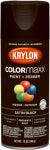 KRYLON Krylon K05557007 Enamel Spray Paint, 12 oz Can, 25 sq-ft Coverage Area, Acrylic Base, Satin, Black PAINT KRYLON