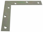 ASSA ABLOY AMERICAS RESIDENTIALI NC Flat Corner Brace, Zinc, 6 x 1 In.