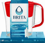 BRITA DIV OF CLOROX 6-Cup Pitcher + Filter, Red HOUSEWARES BRITA DIV OF CLOROX