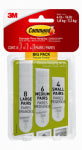 3M COMPANY Picture Hanging Strips, Assorted Sizes, 18 Strips